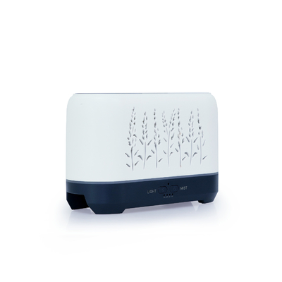 Difusor ultrassônico do óleo essencial do humidificador do ar da aromaterapia do agregado familiar do fabricante da névoa Electri da chama branca de 24V5W