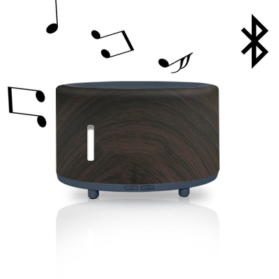 Do orador ultrassônico 7 da música de USB Bluetooth do humidificador luzes coloridas do diodo emissor de luz que mudam difusores do óleo essencial da aromaterapia